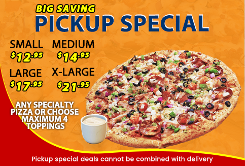 Pickup Special - Pizza 